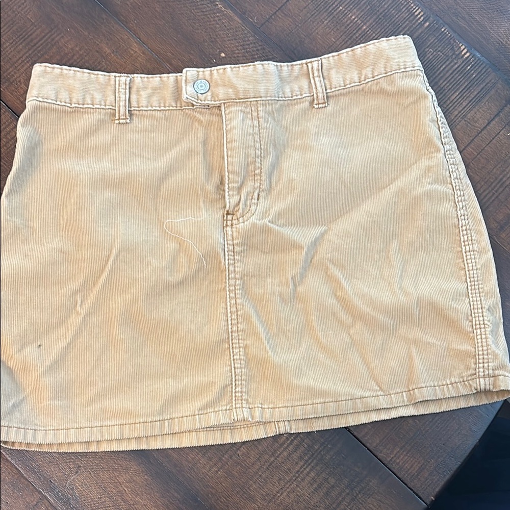 GAP Tan Cargo Mini Skirt Work